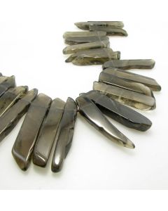 Prirodni poludragi kamen Smoky kvarc  pločice od 25-50 x 10 x 6 mm ( KPSMOKYPLOC )