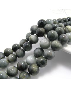 Prirodno Sokolovo oko 3A. Dimenzjia 8 mm. Cena je data za niz od oko 48 perli. ( KPSOKO8 )