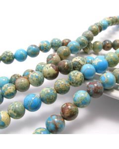 Prirodni poludragi kamen Varasit 8 mm ( KPVARAS102 )