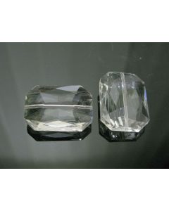 Staklena brušena perla 33x24x12mm KR3-4