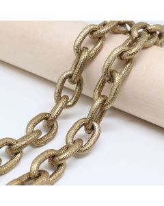 Brušen aluminijumski lanac 19x11mm (L-87AM)