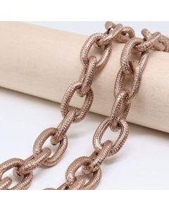 Brušen aluminijumski lanac 19x13mm (L-87B)