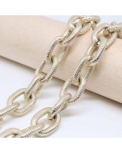 Brušen aluminijumski lanac 20x12mm (L-87Z)