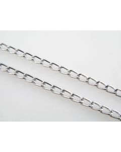 Aluminijumski lanac 10x7mm- boja srebra (L125AL)