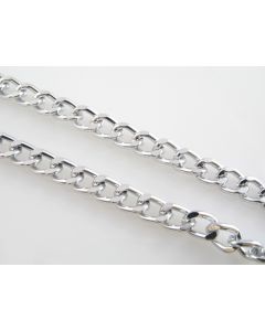 Aluminijumski lanac 8x6mm- boja srebra