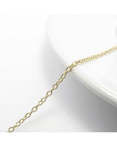 Metalni lanac- boja zlata   2x1 mm  ( L3-16Z)