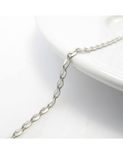 Metalni lanac- boja inoxa  4x2 mm  ( L3-10N)