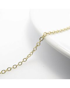 Metalni lanac- boja zlata 3x2mm ( L3-17Z)