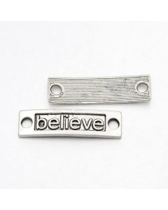 Metalni link 38x8mm- boja antik srebra (link3S)