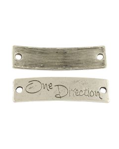 Metalni link 39x11mm- boja antik srebra (link 5)