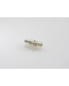 Magnetna kopča  4 x 15 mm, rupa 3 mm, boja srebra    ( MAGKOP105S )