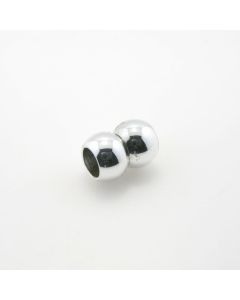 Magnetna kopča 10 x 14 mm, rupa 6mm, boja inoxa    ( MAGKOP121N )