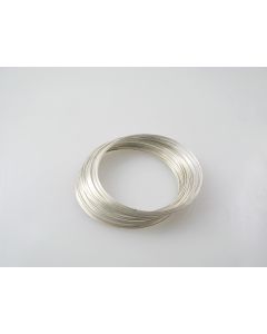 Memory žica za ogrlice  115 mm x 0,8 mm Silver... (MEMNAR0,6S)