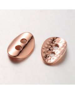 Metalno dugme za završetke 10x14mm, Rose gold (METdugmeRG)