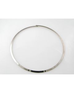 304 Stainless Steel osnova za ogrlice 13,7 cm x 4mm (O094-09)