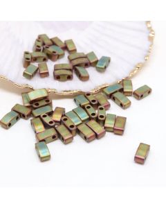 MIYUKI Half Tila , Japanske staklene perle sa 2 rupe (MHT04022)