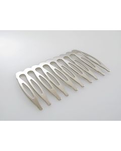 Osnova za šnalu ( češljić) 60x35mm , boja inoxa    ( MKAKS01N )