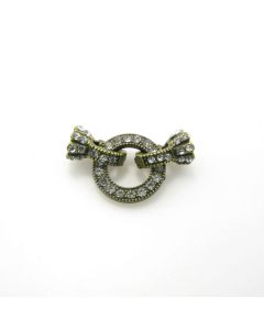 Ukrasna kopča sa cirkonima, boja Antik bronze    ( MKKOP110AM )