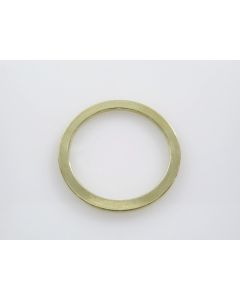 Ukrasna zatvorena alka 50x3mm, otvor 40mm, boja zlata   ( MKOK-A100Z )