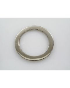 Ukrasna zatvorena alka 55x3mm, otvor 40mm, boja antik inoxa   ( MKOK-A101N )