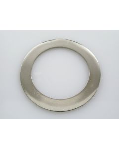 Ukrasna zatvorena alka 65x3mm, otvor 45 mm, boja inoxa   ( MKOK-A103N )