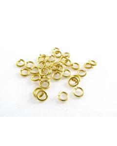 Metalne alke boje zlata od mesinga. Dimenzije 1,2x6mm….MKOK-A1,2x6-Z