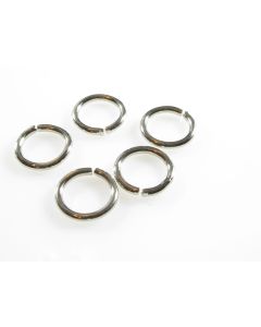 Metalne alke boje inoxa. Dimenzije 2x14mm….MKOK-A2x14-N