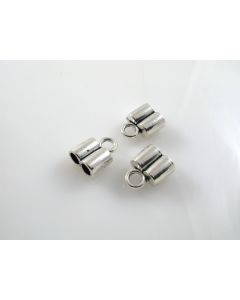 Metalna kapica/završetak za kožu,kanap,17x13x6 mm, rupe 4 mm ( MKOK-KAP104AS )