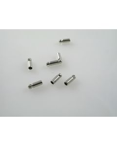 Metalna kapica/završetak za kožu,kanap 6x3 mm, boja inoxa ( MKOK-KAP113N )