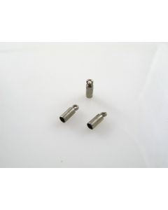 Metalna kapica/završetak za kožu,kanap... 3mm, boja inoxa ( MKOK-KAP114N ) 