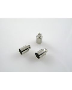 Metalna kapica/završetak za kožu,kanap... 5 mm , boja inoxa ( MKOK-KAP117N ) 