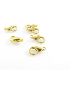 Metalna lobster kopča 16x9mm, boja zlata (MKOK-KL503-ZL)