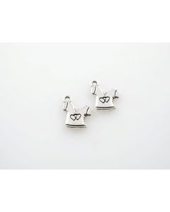 Metalni privezak 16x13mm