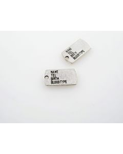 Metalni privezak 20x11mm