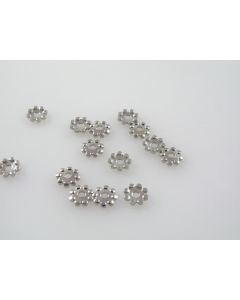 Metalna perla u boji anrtik srebra  ( MKOK-R124AS ) 