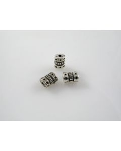 Metalna perla u boji anrtik srebra  ( MKOK-R125AS ) 