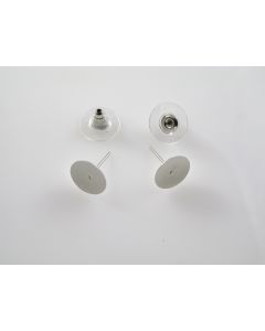 Igle za Minđuše sa osnovom za lepljenje 10mm (MKOK-UD08-10NIK)