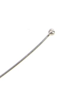 Iglice sa kuglicom od mesinga. Boja inoxa. Dužina igle 35mm x 0,6 mm. ( MKOKI1)