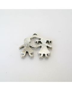 Privezak 19 x 18 mm,- boja antik srebro  ( MKPRIV116AS )