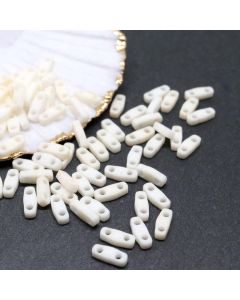 MIYUKI Quater Tila , Japanske staklene perle sa 2 rupe (MQT0350100)