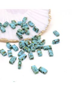 MIYUKI Quater Tila , Japanske staklene perle sa 2 rupe (MQT04033)