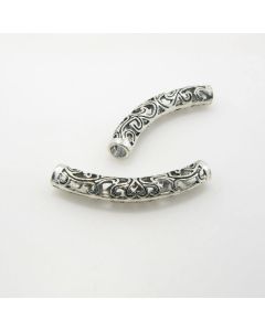 Metalna filgrin tuba 38x6mm - boja antik srebra ( MT05AS )