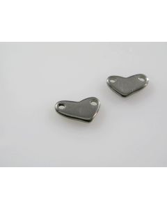 Konektor srce,  304 nerdjajućeg čelika, 13x6 mm  ( NČ-KON1012N)