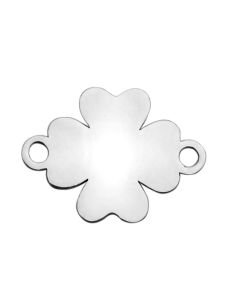 Konektor detelina od 304 nerdjajućeg čelika, 15.5x11.2x1 mm ( NČ-KON107N)