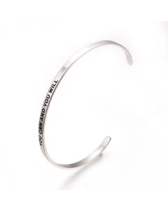 Osnova za narukvice YOU CAN...  ,  304 nerdjajućeg čelika, oko 70 mm  ( NČ-NAR104)