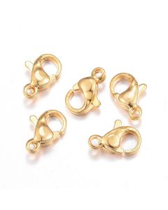 304 Stainless Steel kopča Lobster 10x6.5x3mm - boja zlata ( NC-KOP05)