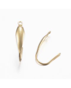 304 Stainless Steel Udica za Minđuše  20x4.5x1mm -boji zlata   ( NCUD010 )