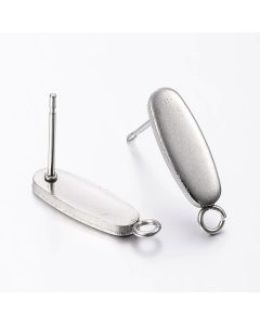 304 Stainless Steel Udica za viseće Minđuše  16x4.5x1.5mm ( NCUD012 )