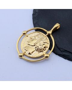 Privezak 44.5x34 mm,18k Pozlata...P-332127