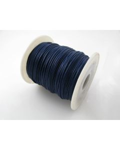 Pamučni voskirani kanap 1mm- boja teget (PAM-VK-K26)